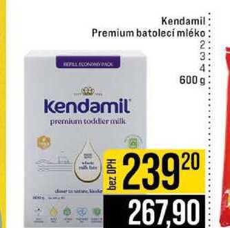 Kendamil Premium batolecí mléko 2 3 4 600 g