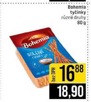 Bohemia tyčinky různé druhy 80g