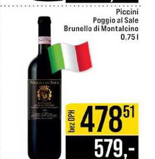 Piccini Poggio al Sale Brunello di Montalcino 0,75l