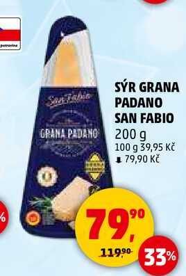 SÝR GRANA PADANO SAN FABIO, 200 g
