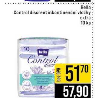Bella Control discreet inkontinenční vložky extra 10 ks