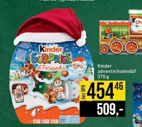 Kinder adventní kalendář 370 g