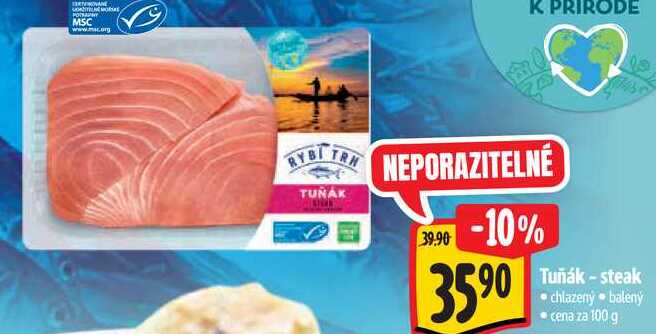 Tuňák - steak, 100 g  