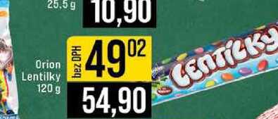 Orion Lentilky 120 g 