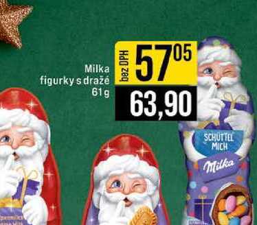 Milka figurky s dražé 61g 