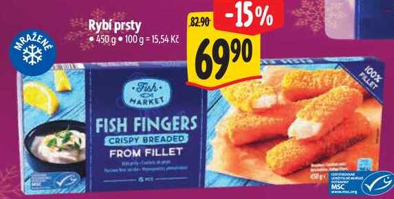 Rybí prsty, 450 g  