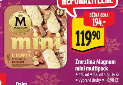 Zmrzlina Magnum mini multipack, 330 ml  