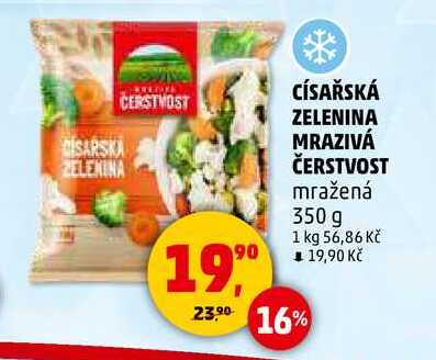 CÍSAŘSKÁ ZELENINA MRAZIVÁ ČERSTVOST, 350 g