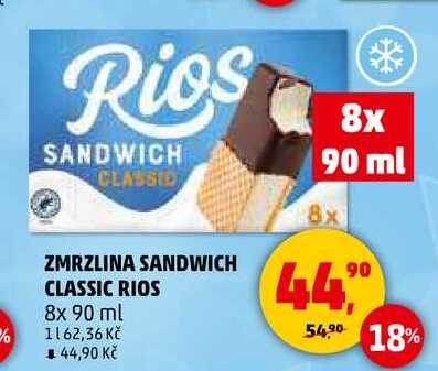 ZMRZLINA SANDWICH CLASSIC RIOS, 8x 90 ml 