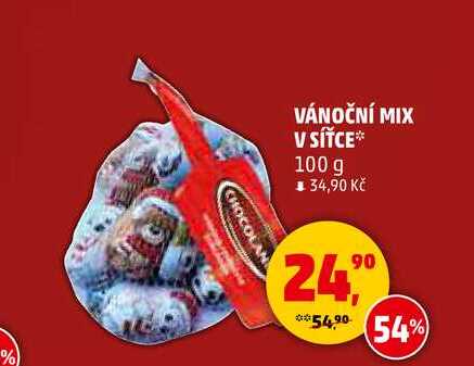 VÁNOČNÍ MIX V SÍŤCE, 100 g