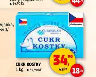 CUKR KOSTKY, 1 kg