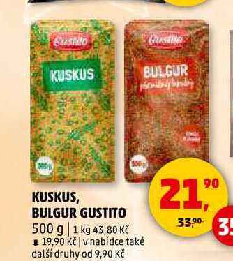 KUSKUS GUSTITO, 500 g 