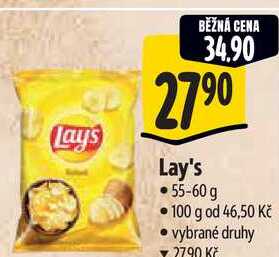 Lay's, 55-60 g