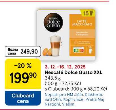 Nescafé Dolce Gusto XXL, 343.5 g 