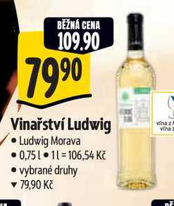 Vinařství Ludwig, 0,75 