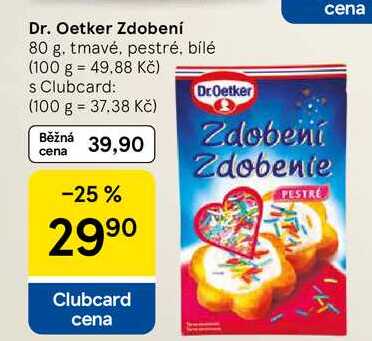 Dr. Oetker Zdobení, 80 g 