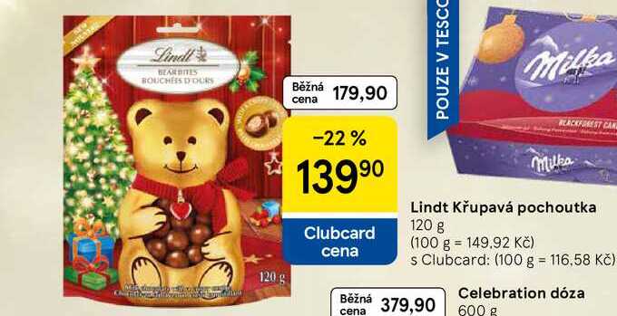 Lindt Křupavá pochoutka, 120 g 