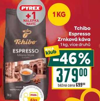 Tchibo Espresso Zrnková káva 1 kg