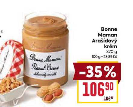 Bonne Maman Arašídový krém 370 g 