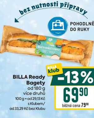 BILLA Ready Bagety od 180 g 