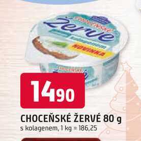 CHOCEŇSKÉ ŽERVÉ 80 g s kolagenem