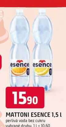 MATTONI ESENCE 1,5 L 