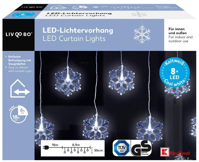 Liv&Bo LED Světelný závěs