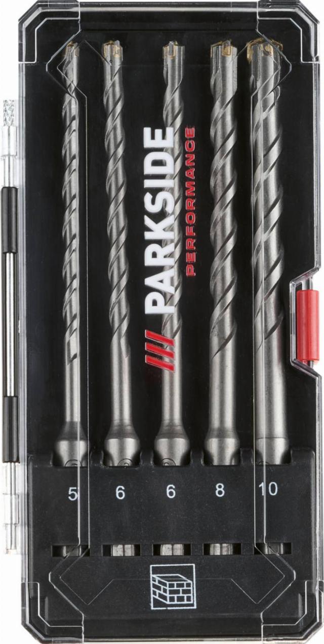 PARKSIDE PERFORMANCE Sada SDS vrtáků 5dílná