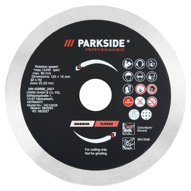 PARKSIDE Diamantový řezný kotouč na mramor a dlaždice