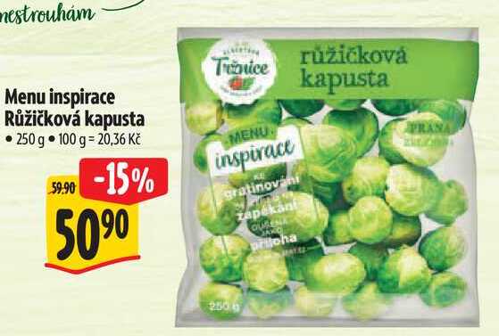Menu inspirace Růžičková kapusta, 250 g   