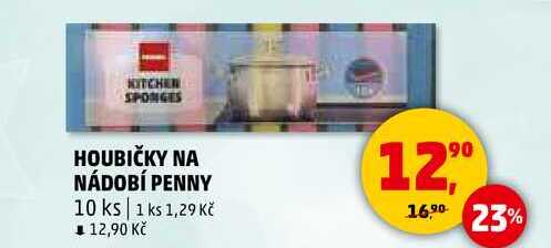 HOUBIČKY NA NÁDOBÍ PENNY, 10 ks