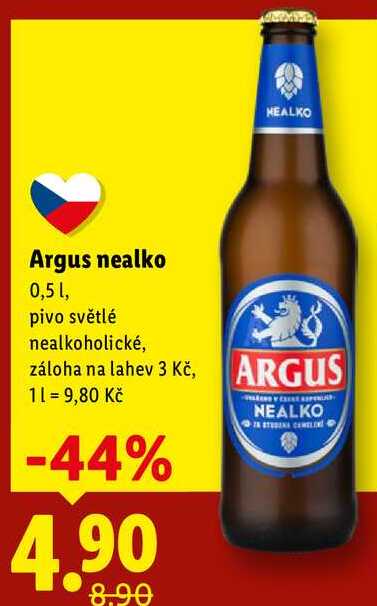 Argus nealko, 0,5 l