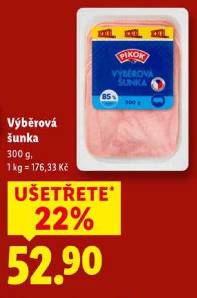 Výběrová šunka, 300 g