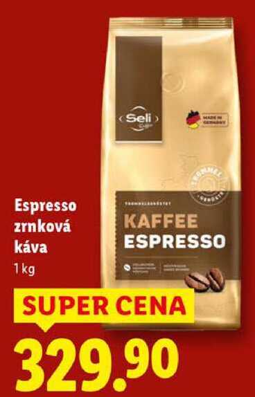 Espresso zrnková káva, 1 kg