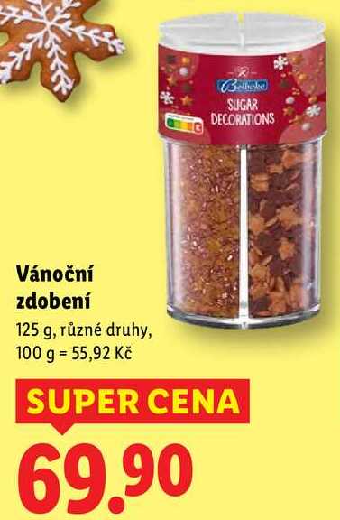 Vánoční zdobení, 125 g