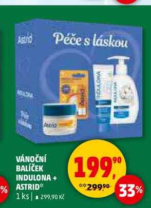 VÁNOČNÍ BALÍČEK INDULONA + ASTRID, 1 ks