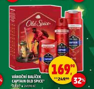 VÁNOČNÍ BALÍČEK CAPTAIN OLD SPICE, 1 ks 