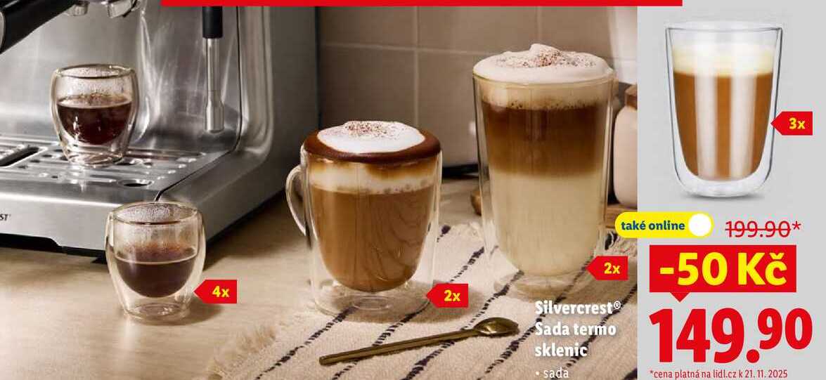 Silvercrest Sada termo sklenic
