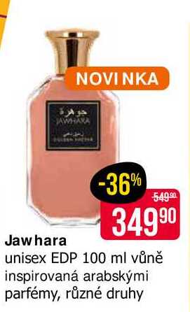 Jawhara unisex EDP 100 ml vůně inspirovaná arabskými parfémy, různé druhy 