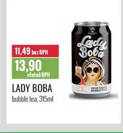 LADY BOBA bubble tea, 315ml 