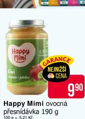 Happy Mimi ovocná přesnídávka 190 g