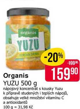 Organis YUZU 500 g 
