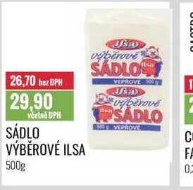 SÁDLO VÝBĚROVÉ ILSA 500g