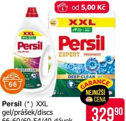 Persil gel/prášek/discs 66-60/60-54/40 dávok 
