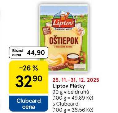 Liptov Plátky, 90 g 