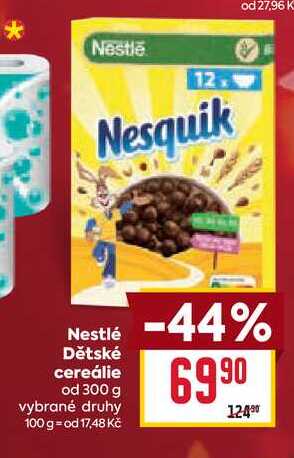 Nestlé Dětské cereálie od 300 g