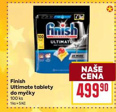Finish Ultimate tablety do myčky 100 ks