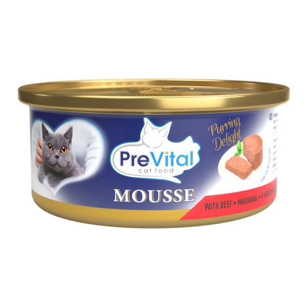 PreVital Konzerva pro kočky, hovězí
