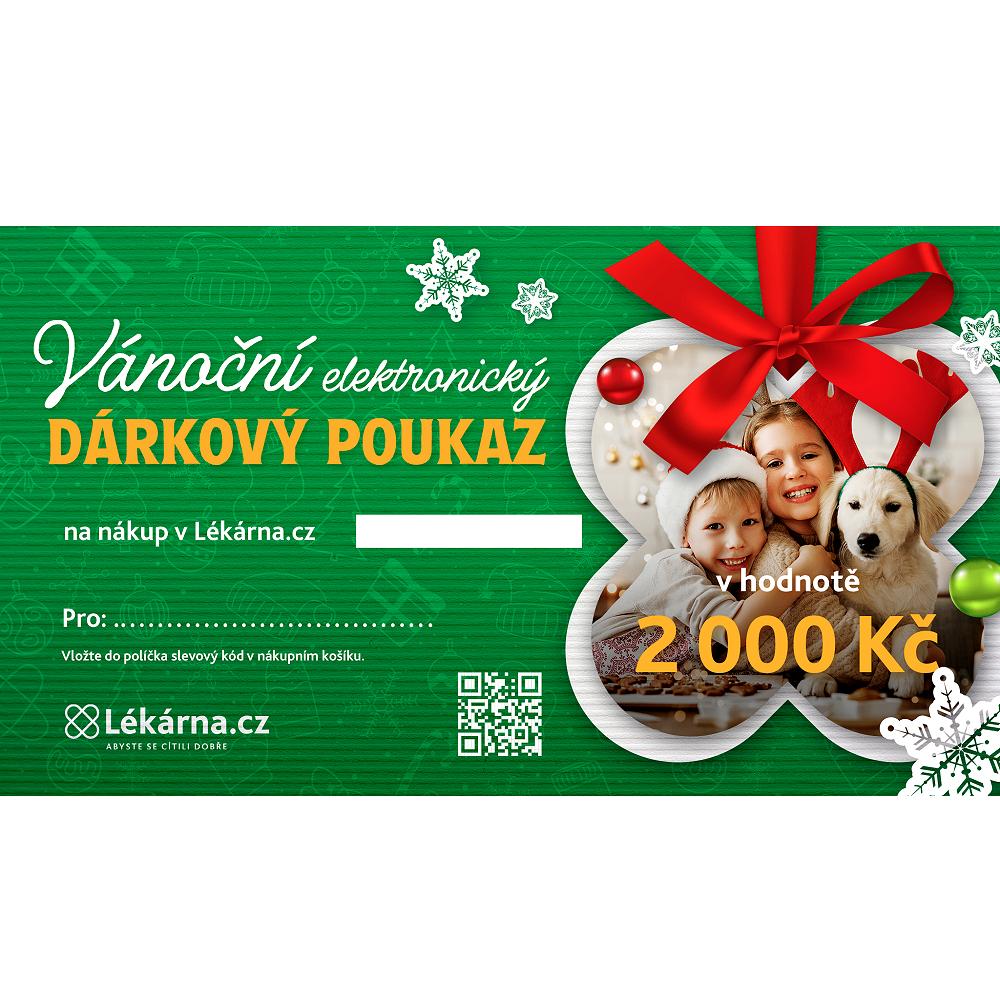 Vánoční elektronický dárkový poukaz 2000 Kč