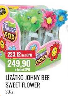 LÍZÁTKO JOHNY BEE SWEET FLOWER 30ks